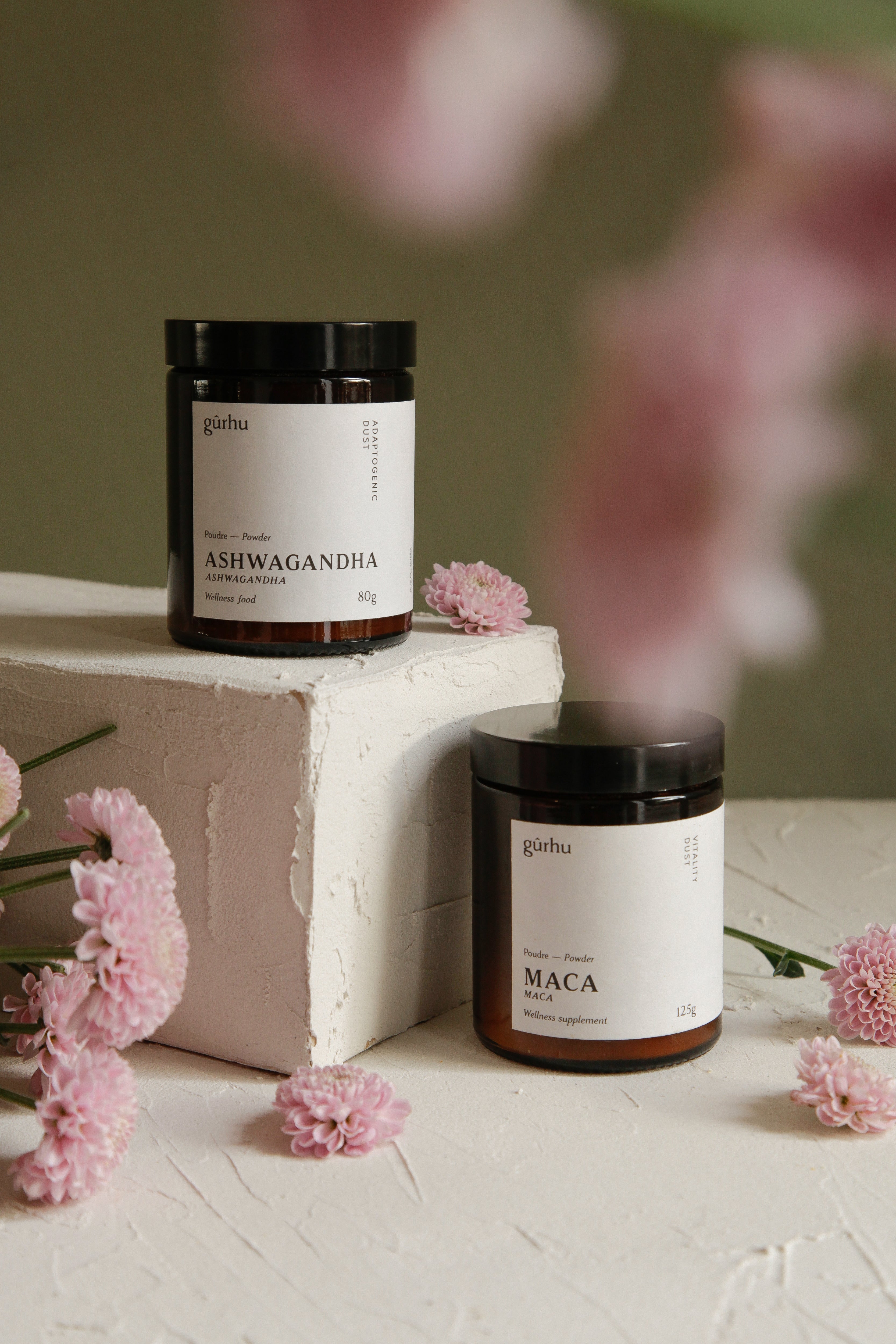 Stress relief duo - Poudres adaptogenes de maca et ashwagandha