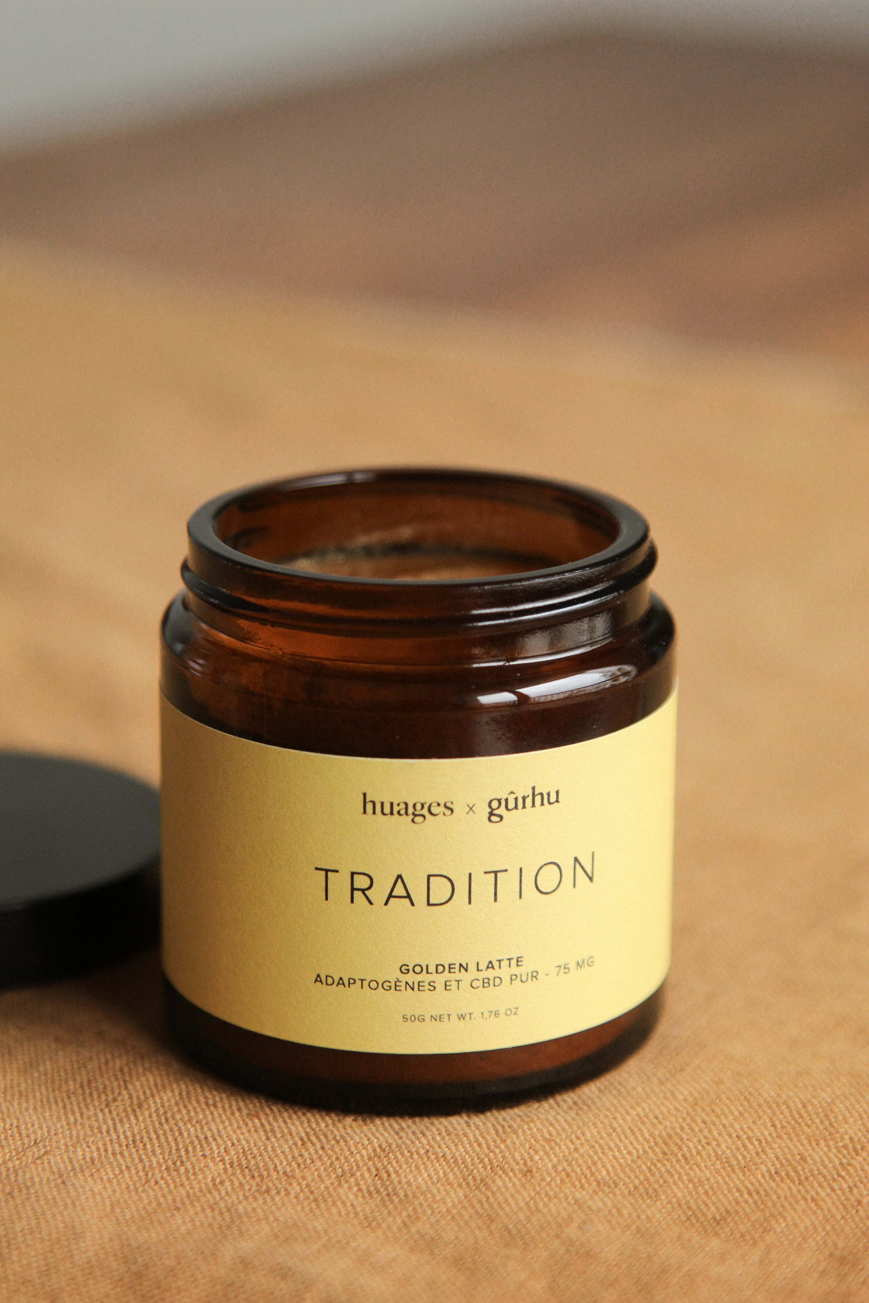 Golden latte apaisant et bienfaisant - Adaptogènes et CBD - 001