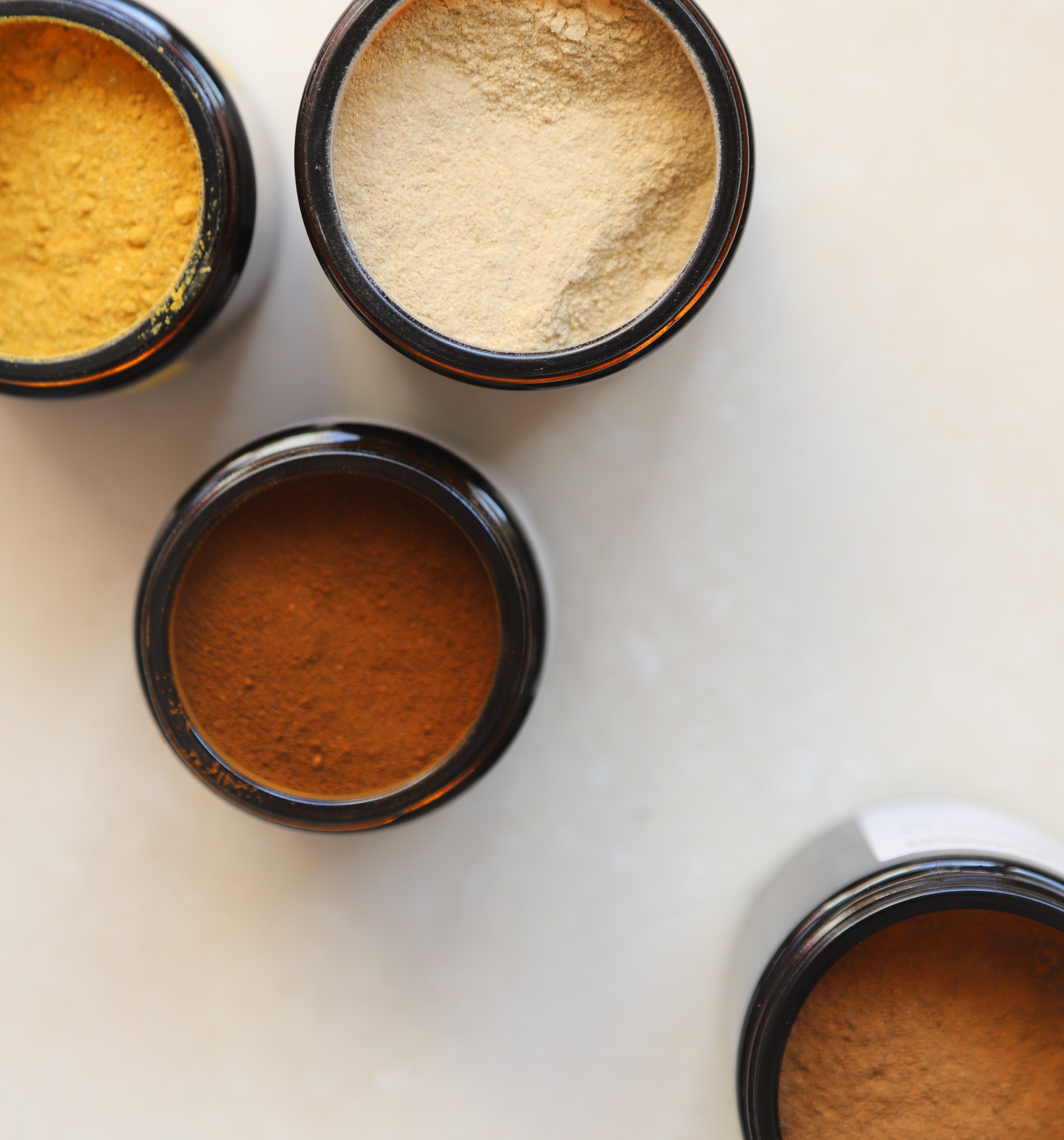 Poudres de plantes médicinales