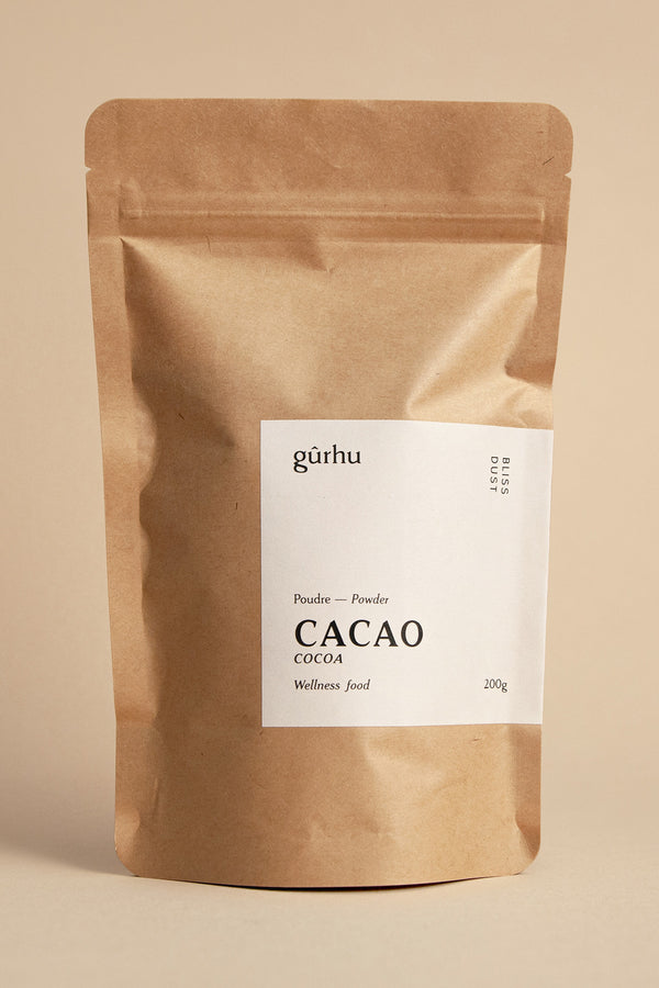 Cacao cru en poudre. Bliss dust. Revitalisant - Anti-dépresseur - Antioxydant - Superfood