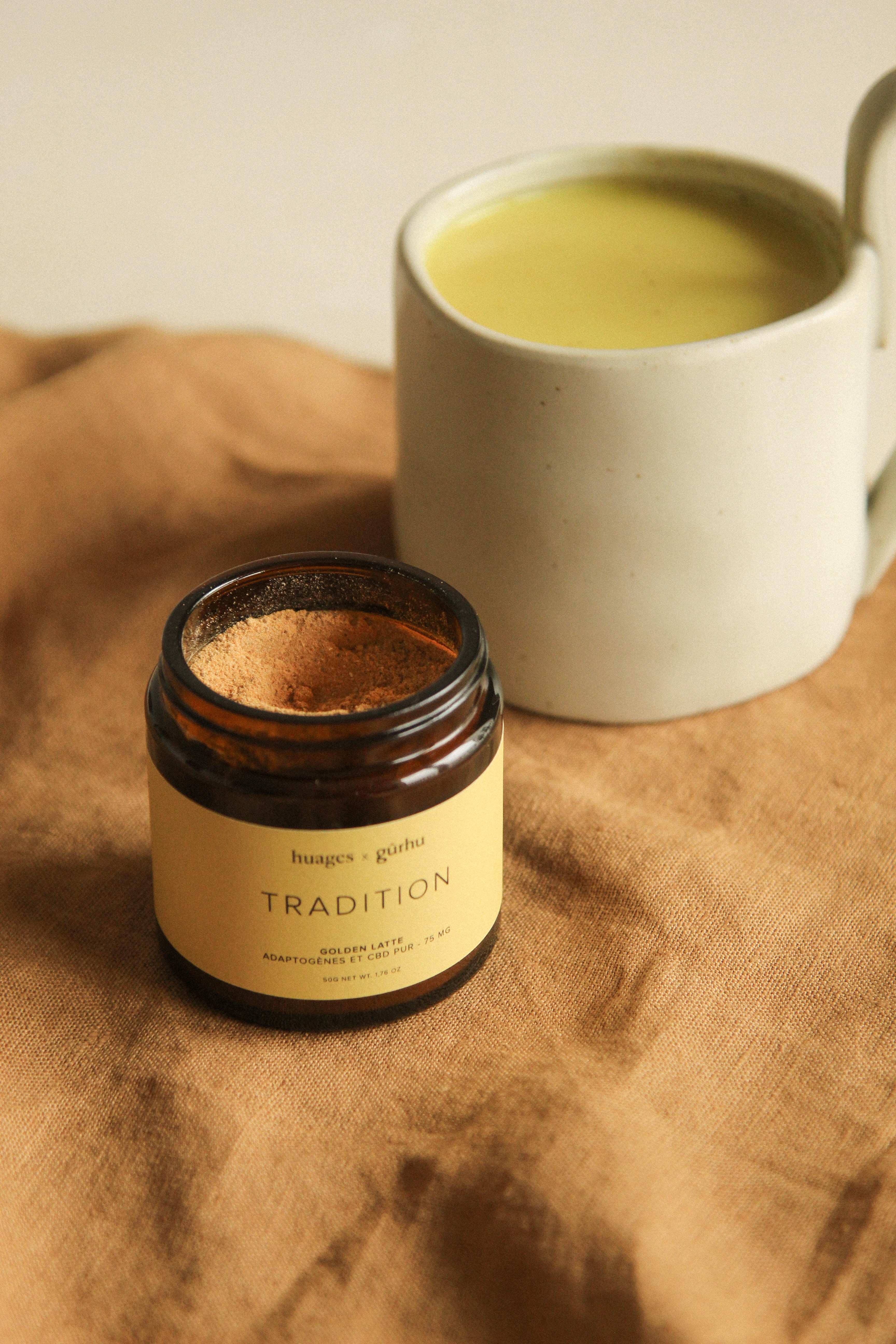 Golden latte apaisant et bienfaisant - Adaptogènes et CBD - 002